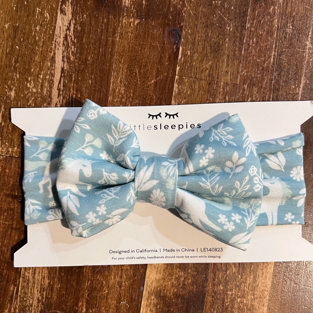 Little sleepies unicorn garden headband